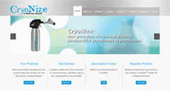 Desktop Screenshot of cryonize.com