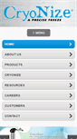 Mobile Screenshot of cryonize.com